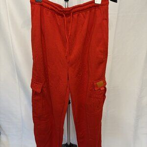 Men's Cargo Sweatpants (XL) New Red